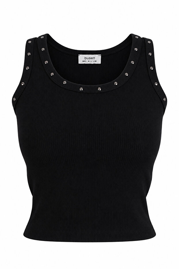 S0018650 Black Women's Tank Top 27Km97000052