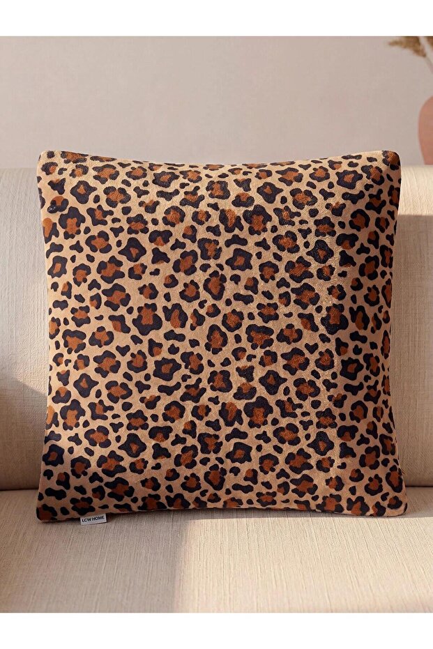 Mixed Leopard Pattern Throw Pillow Cover 45X45 cm (W6)