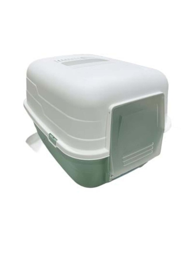Closed large litter box