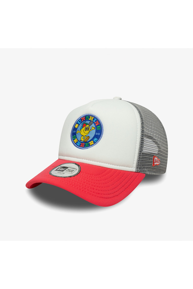 Multi Patch Trucker Neyyan Kids White Hat