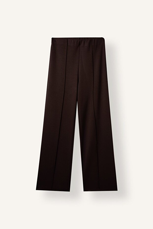 Regular Fit Elastic Waist Trousers F5118Ax26Wn