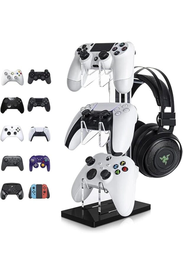 Dual Universal Controller Holder Gaming Accessories, Suitable for Almost All Controllers, Controller