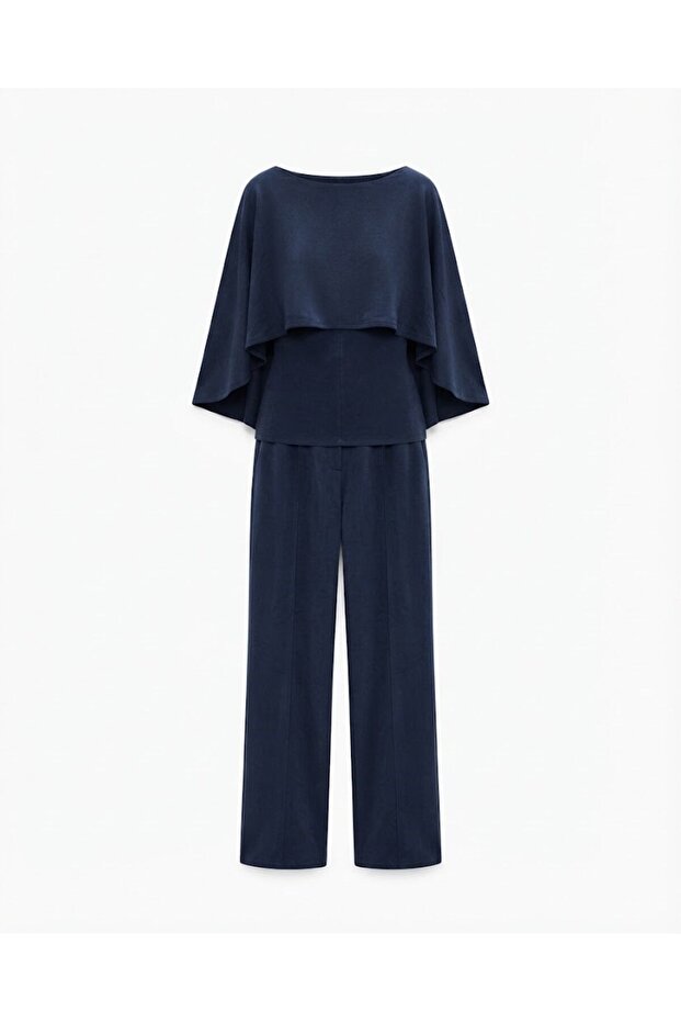Navy Blue Cape Modal Set