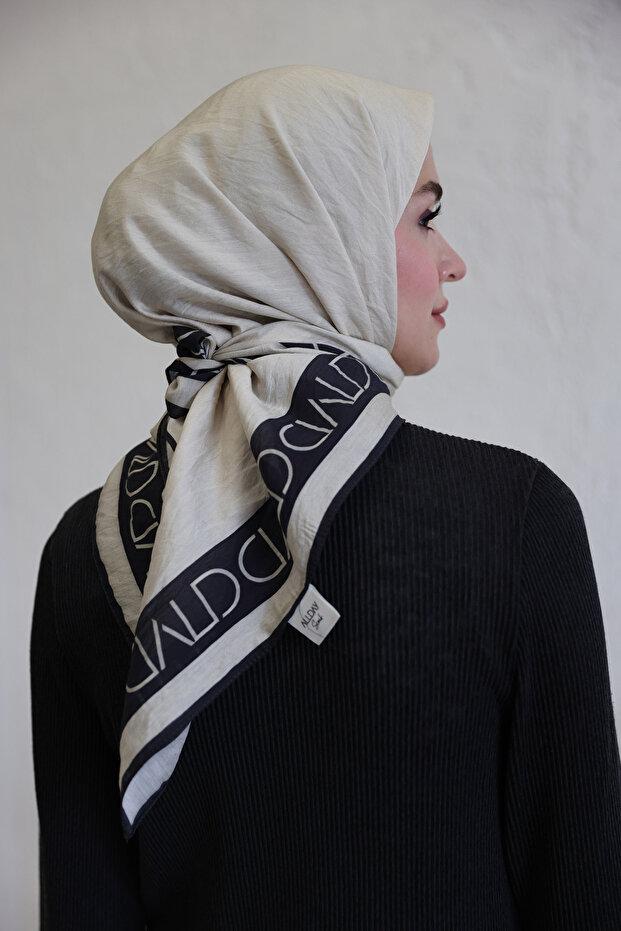 Ald Patterned Cotton Scarf