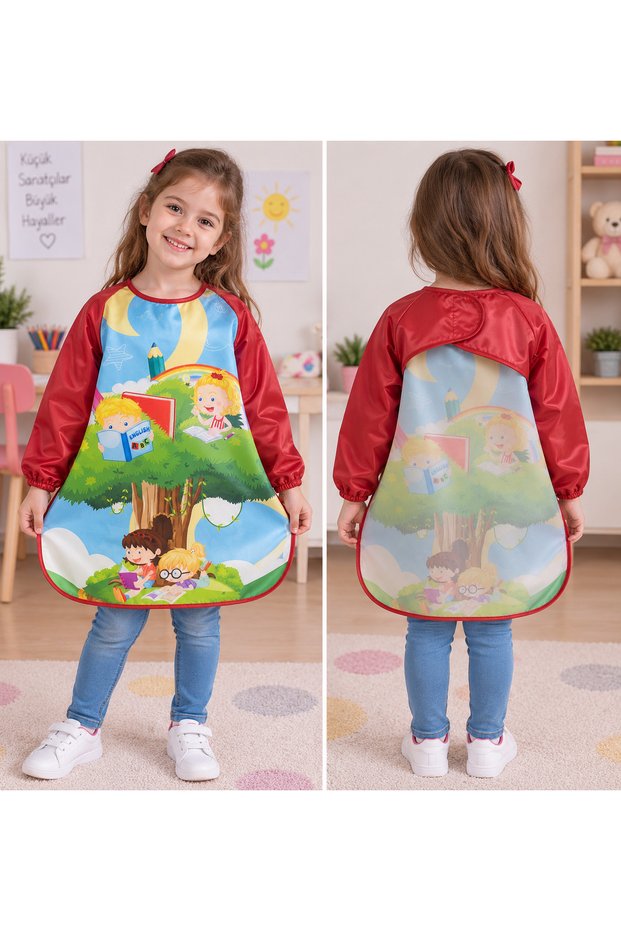 Kindergarten Nursery Size Digital Painting Apron