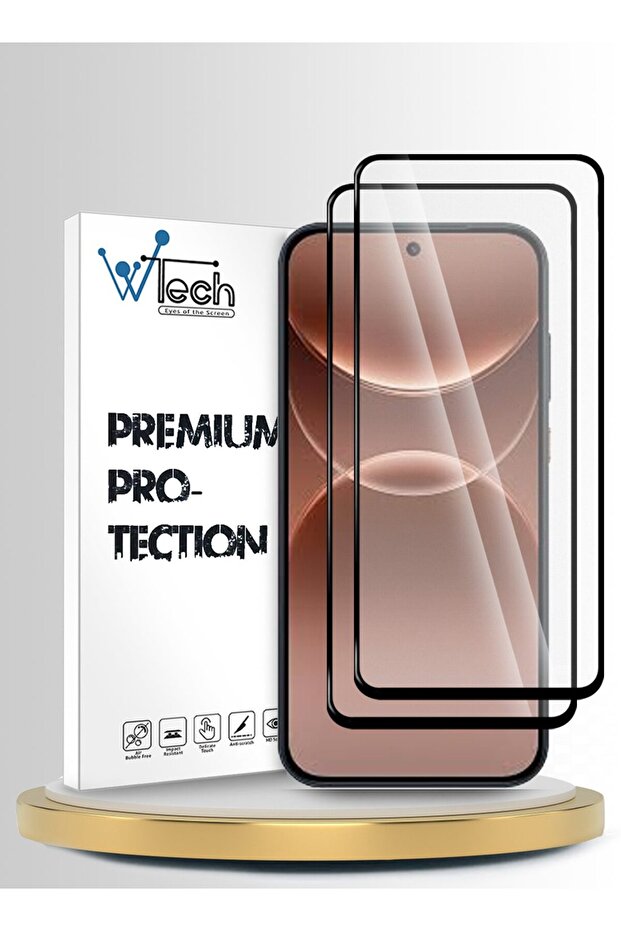 [2 Pack ] Screen protector For Google Pixel 11 Pro XL 5G 2026 Premium E2E Series Full Glue Full Cover Tempered Glass Clear/Black