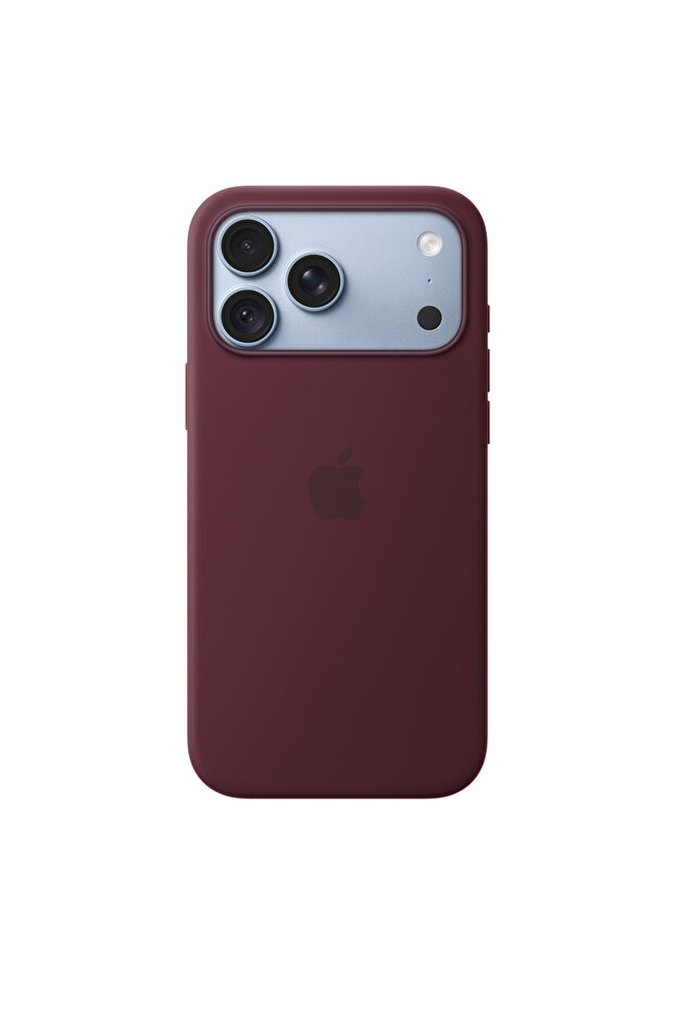 Silicone case for iPhone 18 pro Burgundy