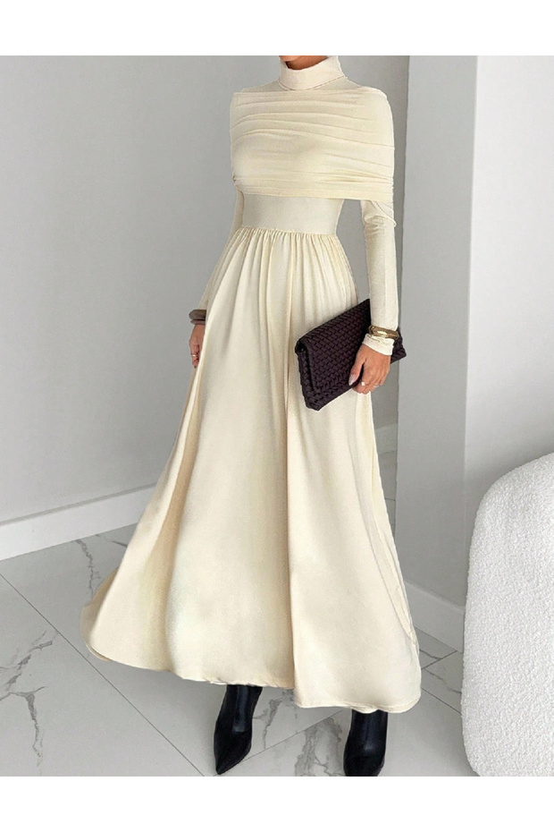 Rochie lunga, Crem