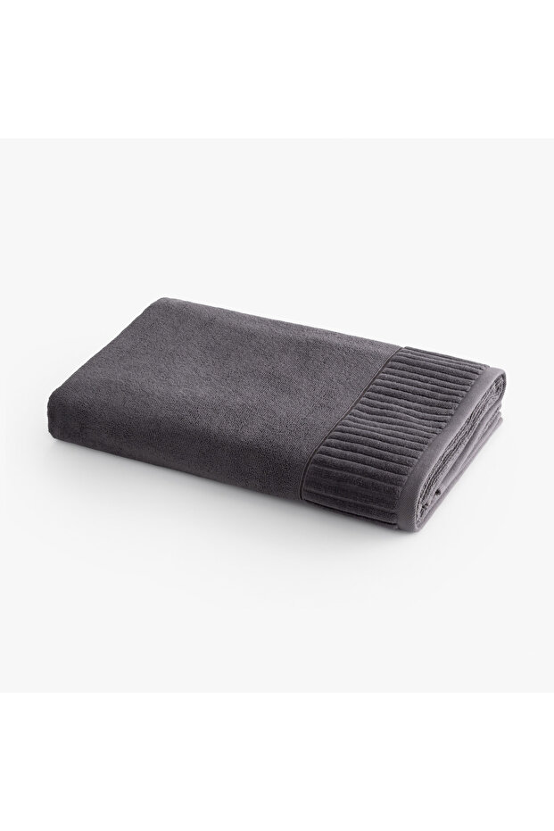 Serena Bath Towel 100% Cotton Anthracite 80X150 cm