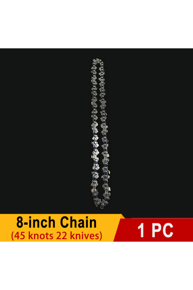 1pcs 8-inch Chain Chainsaw Blade 8 Inch 1/4"P 45 Drive Link Electric Saw Chainsaw Guide Bar And Saw