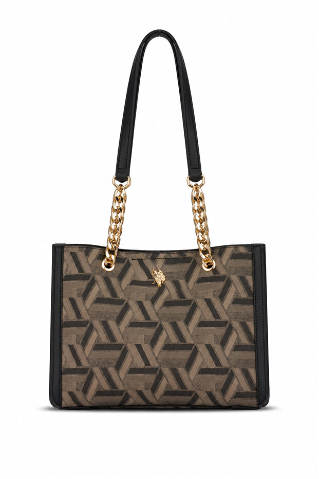Mink-Yellow Women's Shoulder Bag Us26503