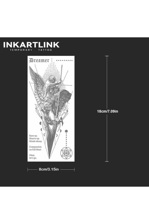323-0818L Dreamer Temporary Tattoo,Lasts To 15 Days New Technology Magic Waterproof Semi Permanent S