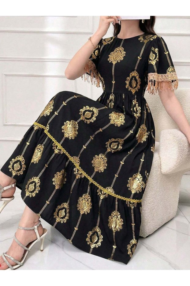 Rochie maxi, neagră - 13 ani