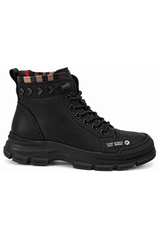 Winter Rubber Lace-Up Thick-Soled Boots