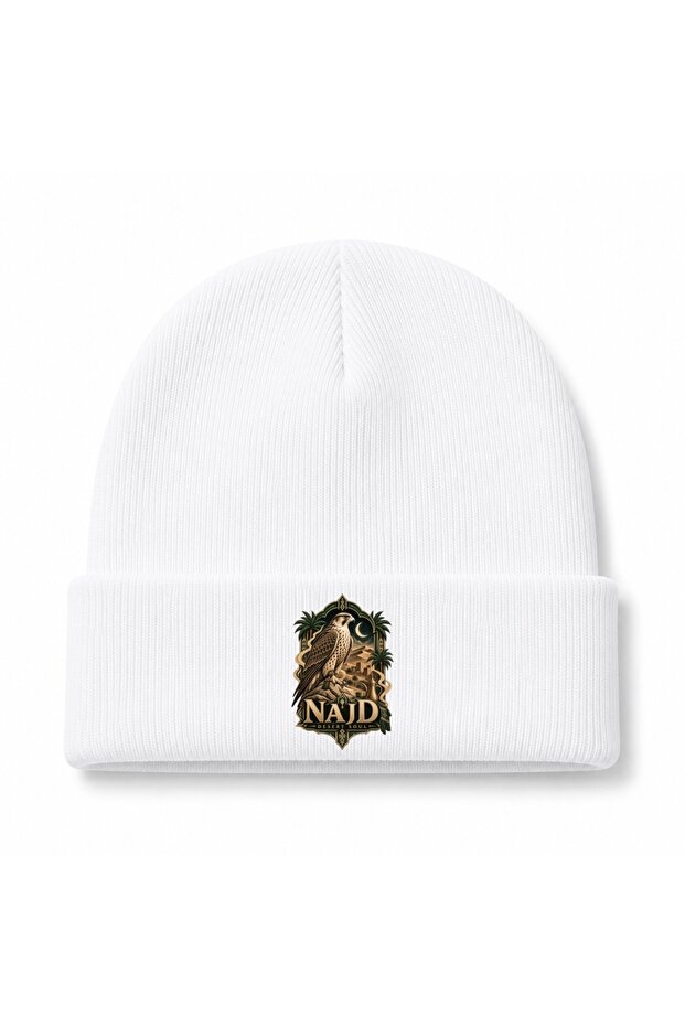 Najd Desert Soul Arabian Falcon Graphic Beanie