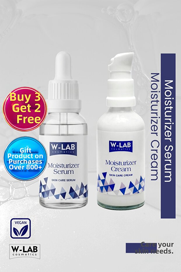 Moisturizer Cream Moisturizer Serum Set