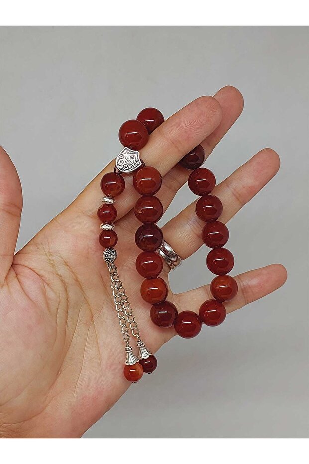 Yemen Agate Stone 17-Piece Efe Prayer Beads 11mm (53374)
