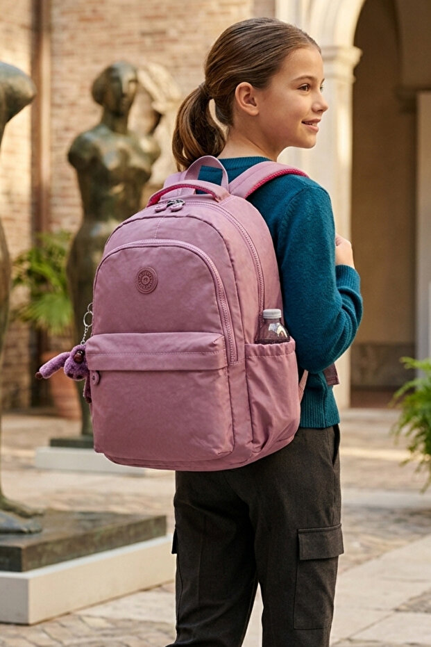 My Polo 8670 Crinkle Schoolbag Backpack Daily Trip Sports Travel Vacation Multi-Compartment Laptop Compartment
