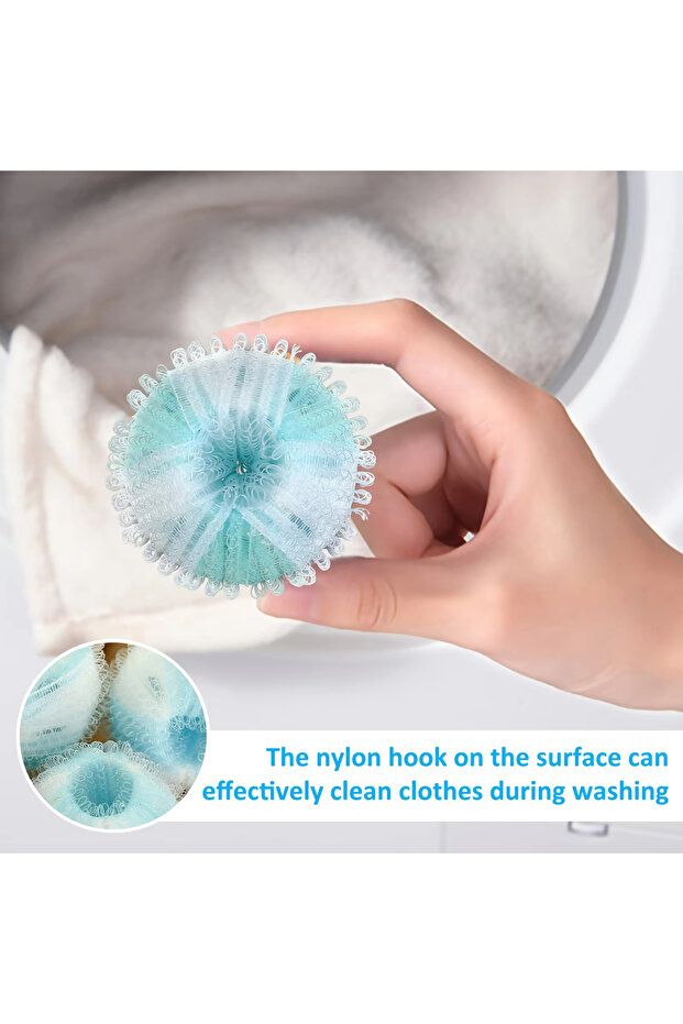 12pcs 12/16pcs Pet Hair Removal Washing Machine Balls,Reusable & Durable Lint Catcher,Keeps Clothes