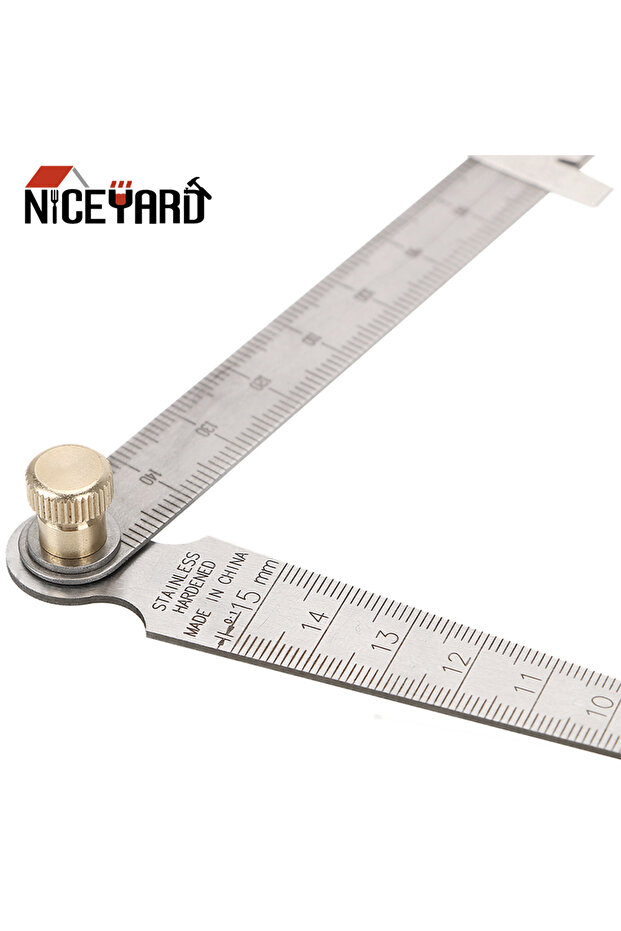 NICEYARD Measuring Tool 1-150mm Feeler Gauges Bore Measurement Stainless Steel Wedge Taper Ruler