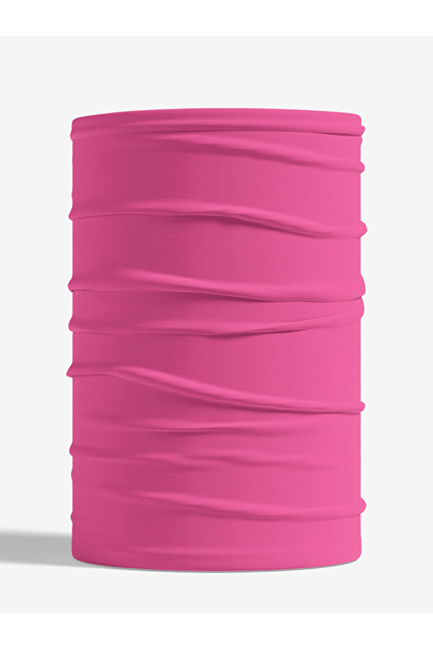 Pembe Desensiz Unisex Basic Buff Boyunluk – Bandana, Baf. Maske, Saç Bandı, Motosiklet & Outdoor