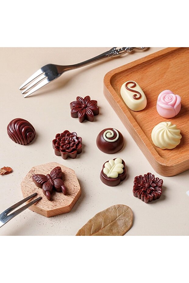 10pcs mix 10Pcs Resin Simulation Chocolate Fake Food Play Flatback Cabochon Scrapbooking Craft DIY H