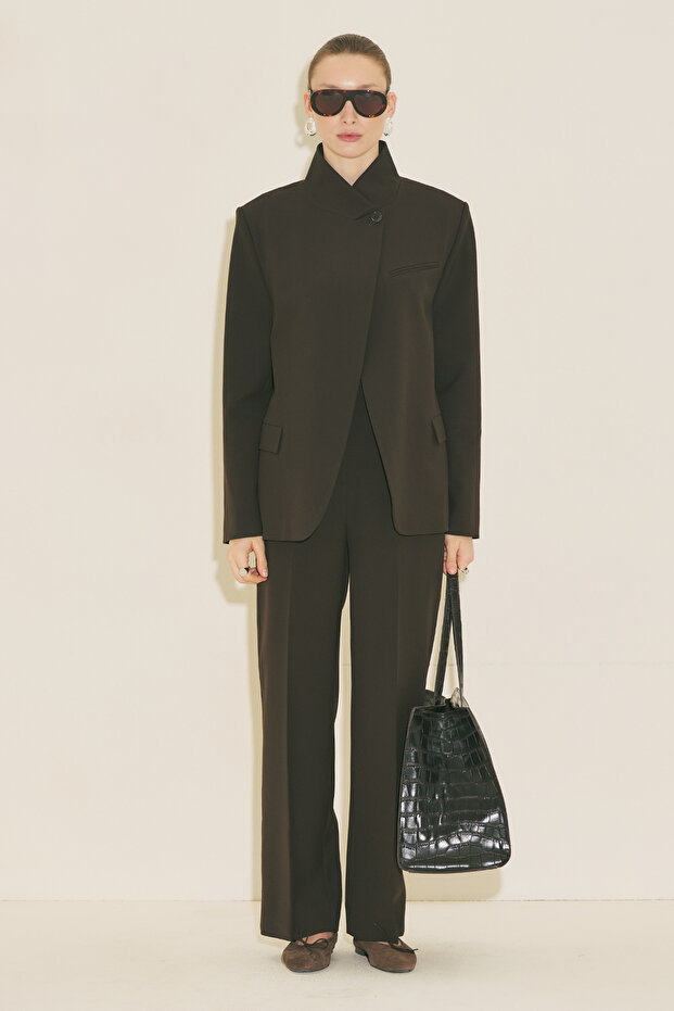 Straight Classic Pants Brown