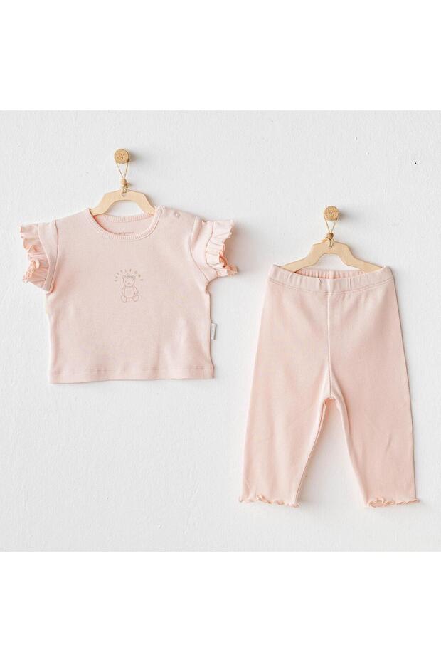 Baby girl 2-piece basic outfit set ac25898