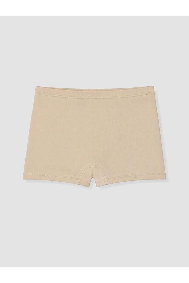 Elastic Waistband Flat Boxer Briefs (W6)