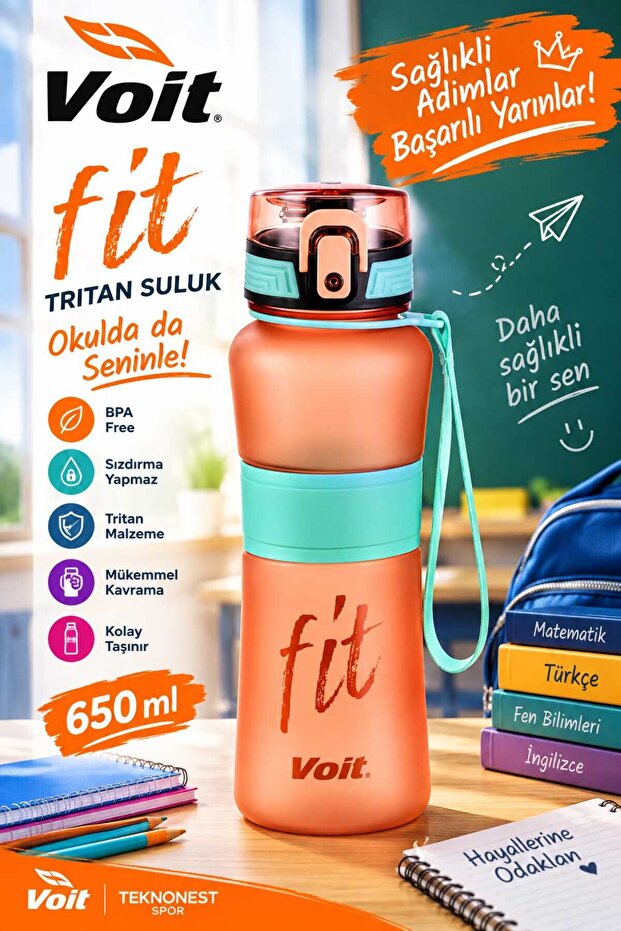 Water Bottle (Drinking Bottle) Fit Tritan Water Bottle / Orange / 650ml 1Vtakst20065 / 064-650ml