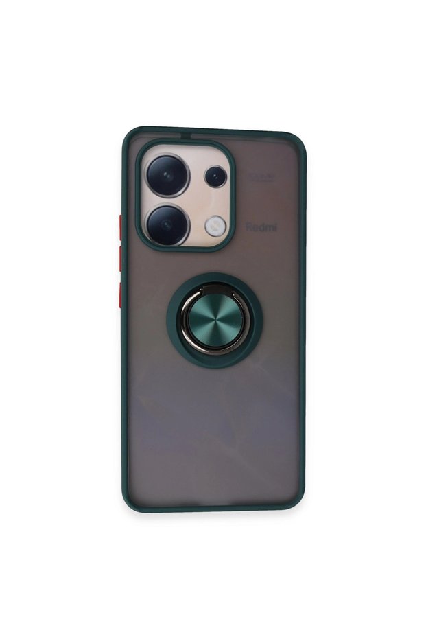 Xiaomi Redmi Note 13 4g Case Montreal Ringed Silicone Cover - Green