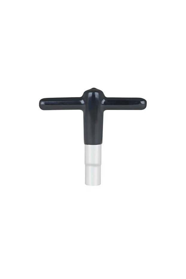 Black Drum Tuning Key Adjustment T-Wrench Zinc Alloy With Silicone Protective Sleeve Percussion Inst