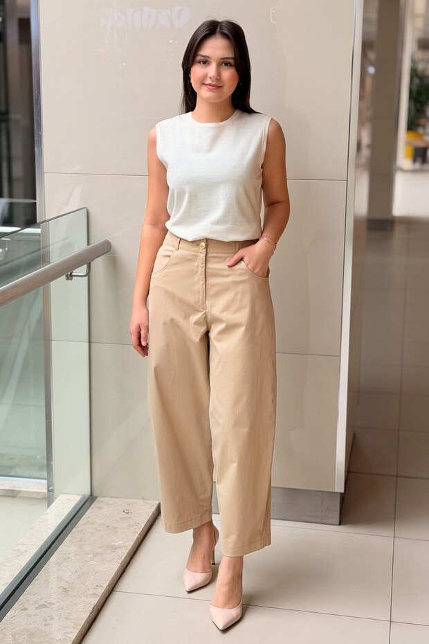 Synthesis Mam Pants with Elastic Back