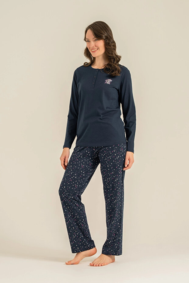 Arnetta Ar3775-X Women's Long Sleeve Pajama Set