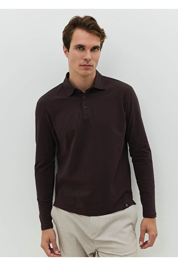 𝗙𝗢𝗡𝗗𝗨𝗥𝗔 Long Sleeve Polo T-Shirt