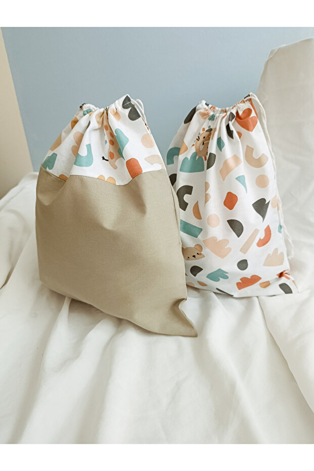 2 Pieces 23*30 Organizer Bag, Toy Pouch, Nursery Pouch, Clothing Pouch, Suitcase Organizer Pouch,