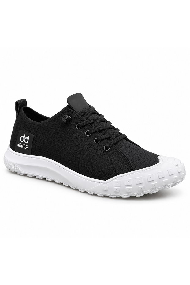 Ba0248 Boa Black White Sole Flexible Lace-Up Ultra Light Breathable Sneaker Shoes