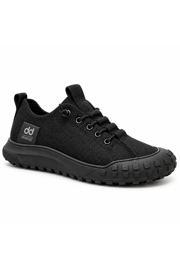 Ba0248 Boa Black Flexible Lace-Up Ultra Light Breathable Sneaker Shoes