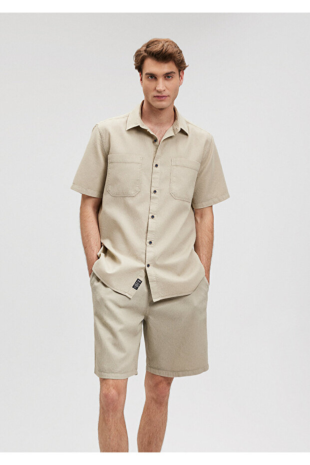 Regular Fit Brown Shirt -0210839-70322