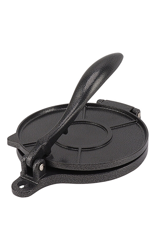 Black 16cm Tortilla Press Aluminum Alloy Manual Tortilla Maker Multifunctional Dough Press For Pizza