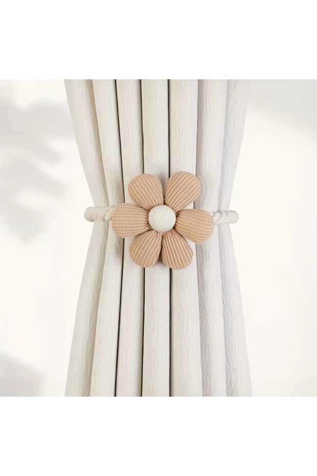 1pc 1/2pcs Flower Magnetic Window Curtain Buckle Curtain Rope Bundle Door Curtain Holdback for Bedro