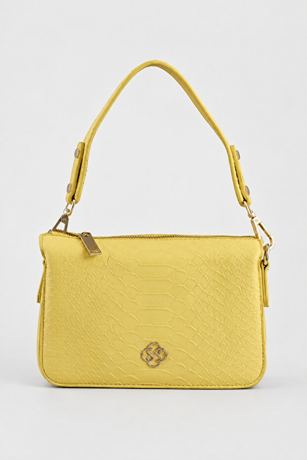 Belly Women's Midi Size Hand and Shoulder Bag - Yellow
