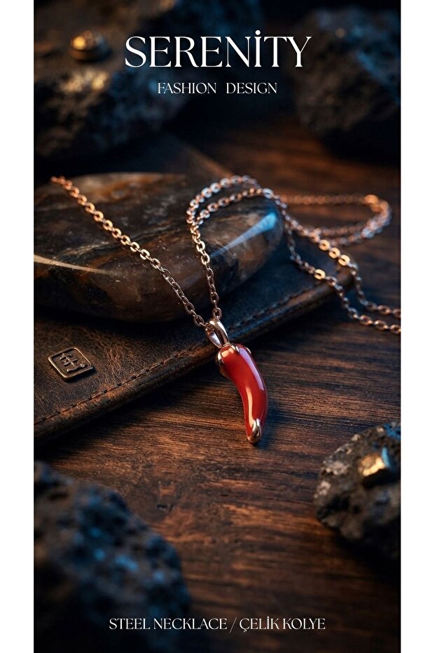Pepper Figured Steel Necklace