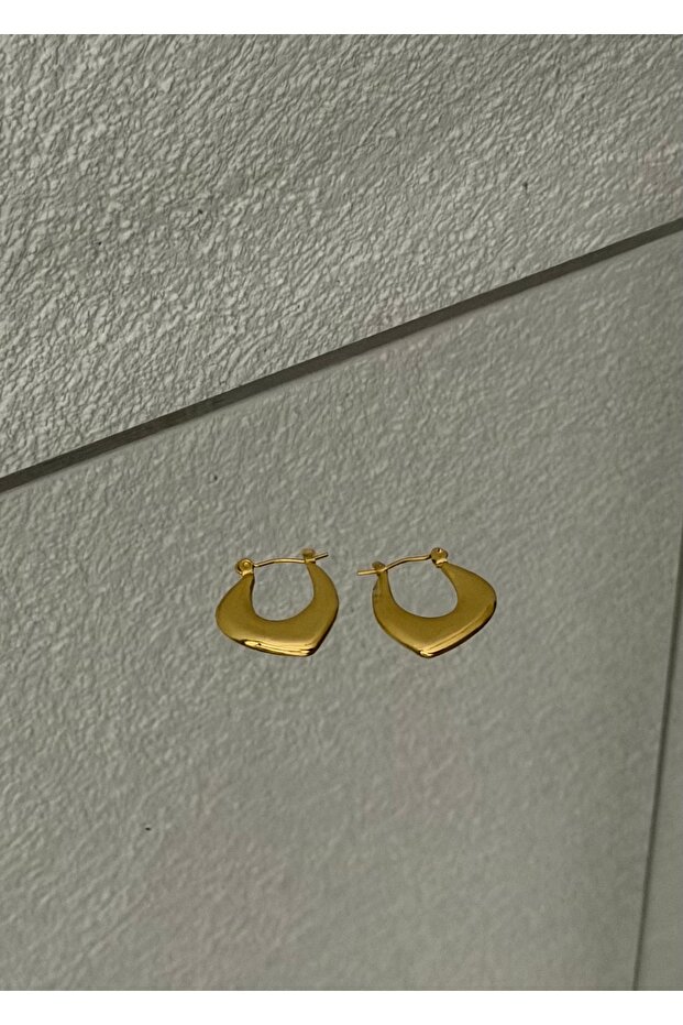 Vintage Steel Hoop Earrings 1.70 cm
