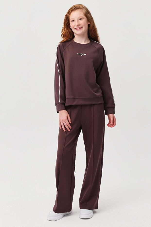 Girl's Elastic Waist Sweat Bottoms