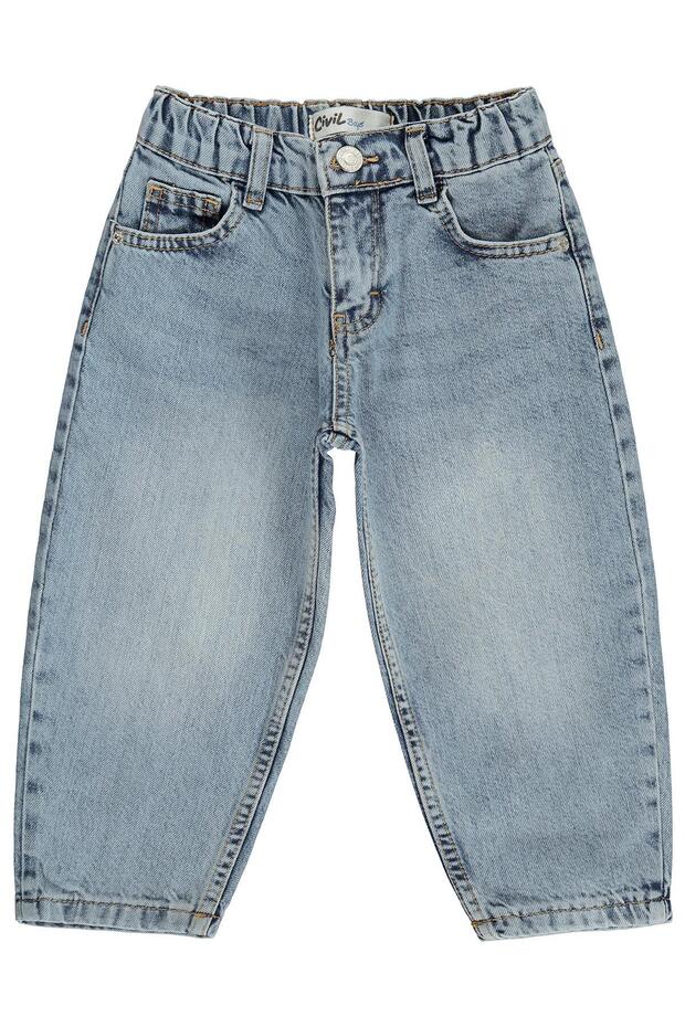 Elastic Waist Pants for 2-5 Years Old - Blue