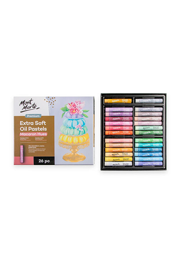 Extra Soft Oil Pastel Macaron Tones 26-Pack Premium