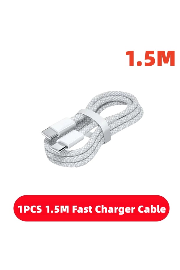 1m 1 PCS-1.5M 1-10PCS USB C Cable to USB C 100W Fast Charging Charger Cable Supports Fast Charging F