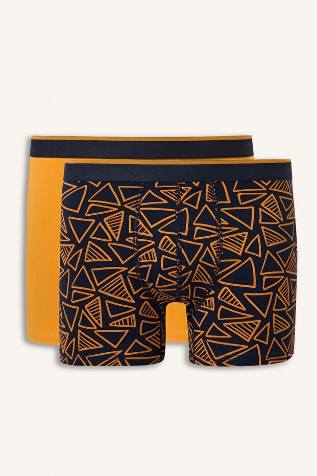 Geometric Patterned Regular Fit 2-Piece Boxer I7826Ax26Au