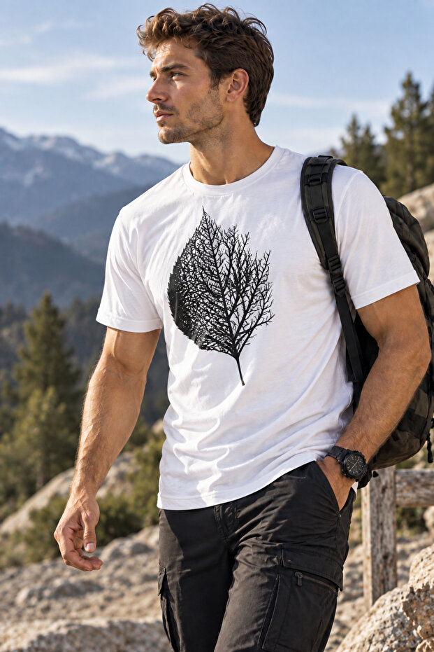Store Unisex Printed T-Shirt Outdoor Regular Fit Tshirt